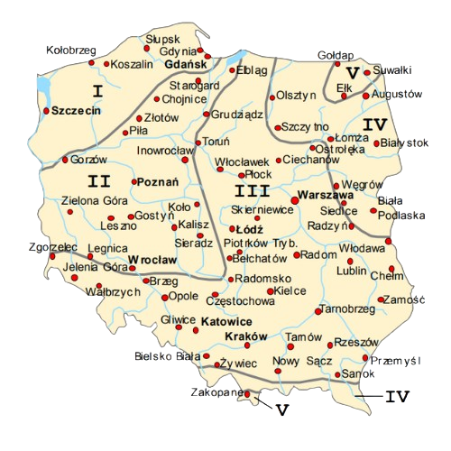Mapa Klimatyczna